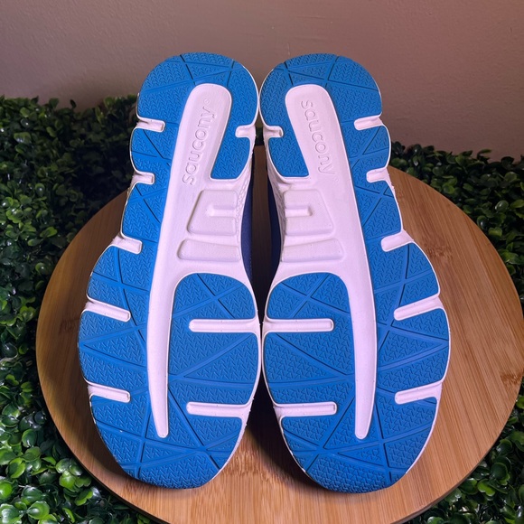 🔥 SAUCONY WIND SHIELD 3.0 BLUE ATHLETIC RUNNING SHOE KIDS 6.5 WOMENS 8 SK167279 - Picture 7 of 9